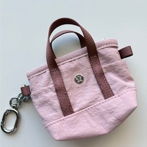 lululemon athletica Mini Tote Bag Charm / Keychain